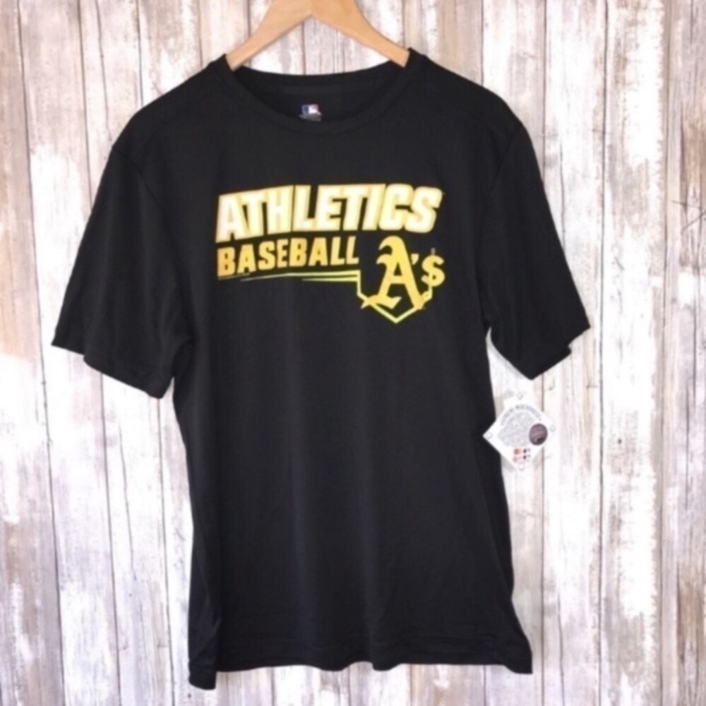 NWT Oakland Athletics Men’s Medium Black MLB Baseball Tee A’s Shirt